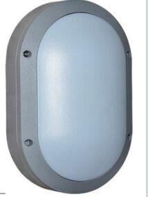 中国 緊急の楕円形LEDの隔壁ライト20W腐食証拠灰色の収容IP65 サプライヤー